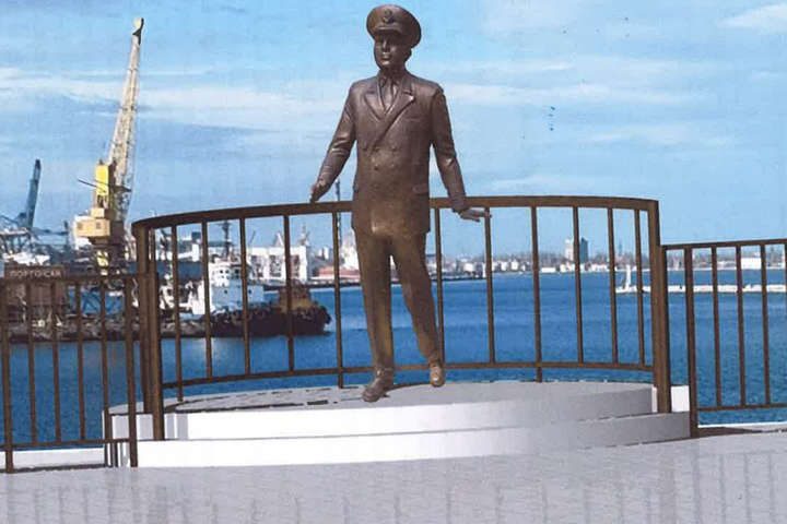 На одеському морвокзалі може з’явитися скульптура капітана далекого плавання