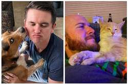 Из мистеров «никаких животных в доме» эти мужчины превратились в самых любящих хозяев (фото)