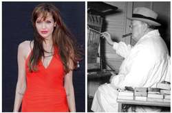 Анджелина Джоли продала написанную Уинстоном Черчиллем картину за рекордную сумму