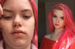 Забавный флешмоб. Девушки показывают, как выглядят в соцсетях и в жизни (фото)