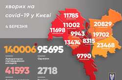Коронавірусна карта Києва: де найбільше хворих