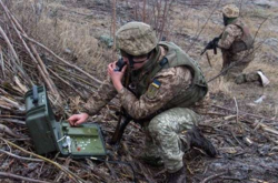  На обстрелы со стороны российских наемников наши воины давали адекватный ответ 