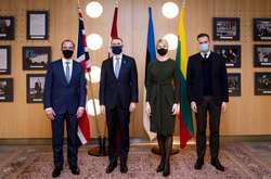 Міністри закордонних справ Естонії, Латвії та Литви зустрілись з міністром закордонних справ Великобританії в Талліні