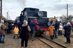 До акції на захист вінницької вузькоколійки залучили раритетний паротяг