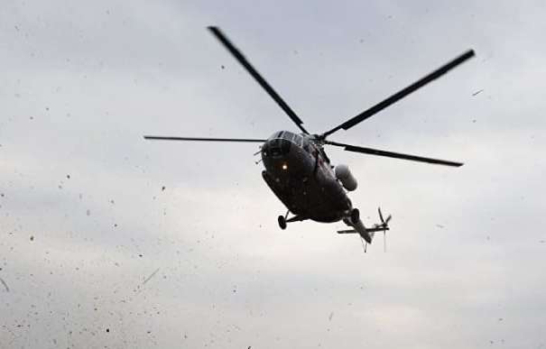 Російський вертоліт порушив повітряний простір України (відео)