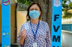 Алла Савичева отримала першу дозу Covishield ще 5 лютого, коли працювала за контрактом у Мальдівській республіці