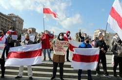 День волі: у центрі Києва пройшла акція солідарності з білорусами