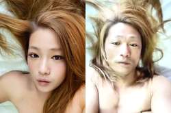 Байкерша-красотка сводила с ума мужчин, пока все не узнали, что за фильтрами прячется 50-летний мужчина