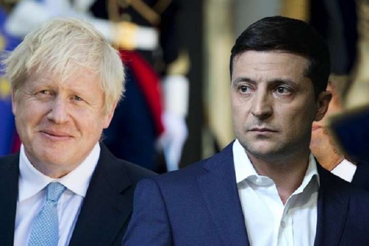 Зеленський поскаржився прем’єру Британії на загострення ситуації на Донбасі