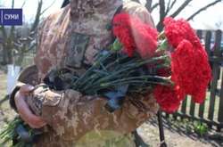 В Лебедені попрощались з земляком, що загинув на Донбасі (фото)