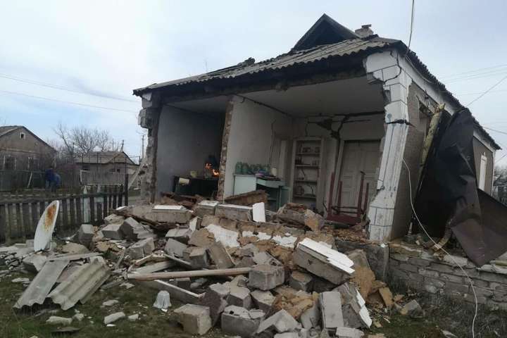 Вибух газу зруйнував будинок на Донеччині
