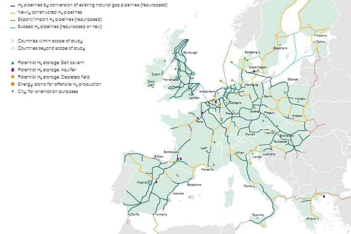 Загальноєвропейська воднева магістраль буде збільшена в два рази