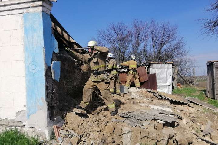 Вибух газу зруйнував будинок у Запорізькій області