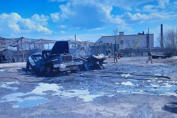 На Луганщині загорілася військова частина. Постраждав військовослужбовець 