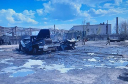 На Луганщине загорелась воинская часть. Пострадал военнослужащий