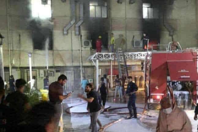 У Багдаді сталася пожежа в Covid-лікарні: 27 загиблих, ще 46 постраждалих
