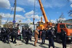 До охорони порядку під час демонтажу МАФів залучалися поліцейські та працівники Муніципальної варти