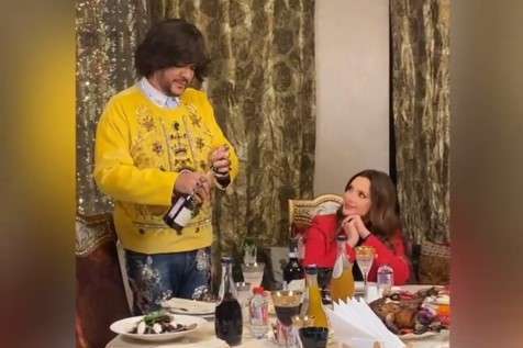 Жена Медведчука стала «украшением ужина» у Киркорова