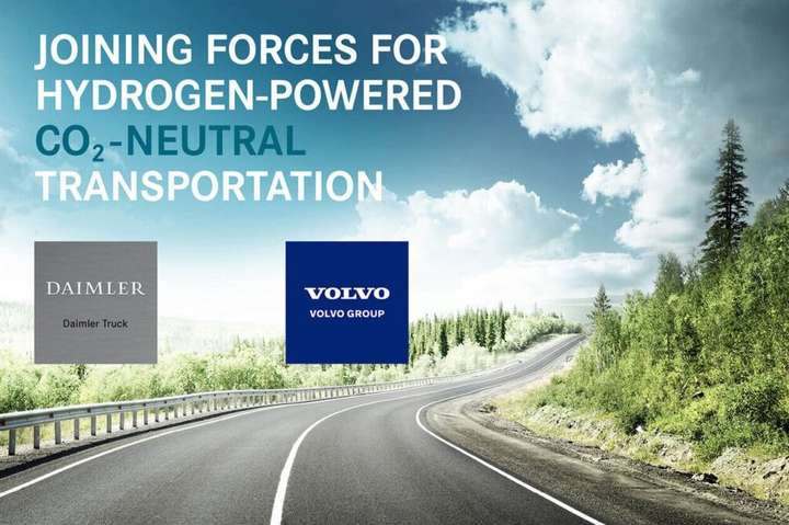 Volvo і Daimler приступили до виробництва водневих паливних систем