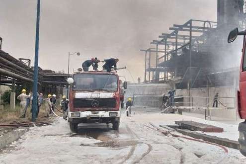 У Сирії сталася пожежа на нафтопереробному заводі