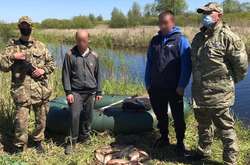 У Чорнобильській зоні правоохоронці зловили рибних браконьєрів 