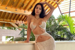 Модный тренд. Звезды вновь полюбили обнажающие грудь топы (фото)