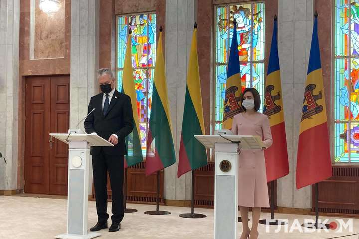 Молдова та Литва співпрацюватимуть у протидії гібридним загрозам – Санду
