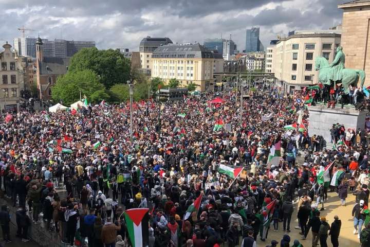 Європою прокотилися акції на підтримку Палестини: розірвані прапори Ізраїлю і затримання