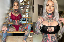 Молодая мать настолько полюбила тату, что превратила себя в ходячий комикс (фото)