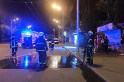 До ліквідації пожежі були залучені 10 вогнеборців