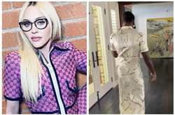 Мадонна похвасталась 15-летним сыном, который начал носить женские наряды (видео)