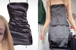 Девушка заказала пикантное черное платье, а получила элегантный мешок для мусора (фото)
