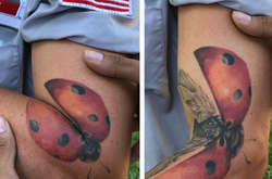 Подборка необычных татуировок, чей смысл раскрывается только в движении (фото)