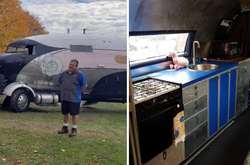 Американец превратил самолет на комфортабельный дом на колесах для путешествий с семьей (фото)