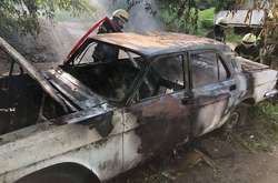  Внаслідок пожежі пошкоджено моторний відсік та салон автомобіля 