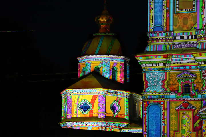 Софійський собор «ожив». У центрі Києва відбулося вражаюче світлове шоу (фото, відео)