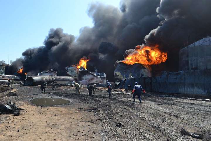 Нафтобаза БРСМ загорілася через змішування бензину – ексспівробітник