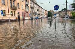 Повалені дерева, затоплені вулиці й побиті машини. Львів накрила буря (фото)