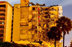 Обвал многоэтажки в Майами: возросло число жертв и пропавших без вести