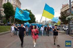 Гігантський кримськотатарський прапор із Майдану запустять у небо над поневоленим Кримом (фото)
