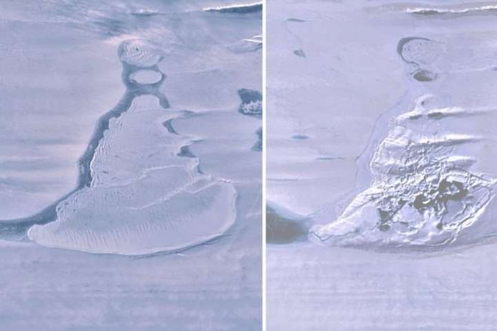 В Антарктиді раптово зникло озеро (фото)