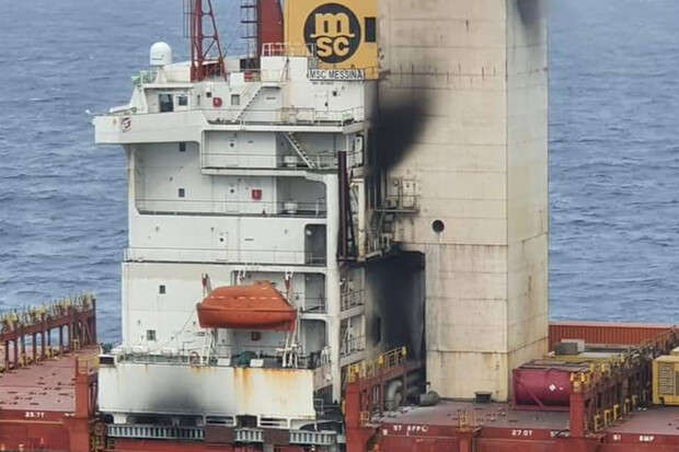 У Індійському океані на судні Msc Messina сталася пожежа - МЗС підтверджує загибель українського моряка на судні біля Шрі-Ланки