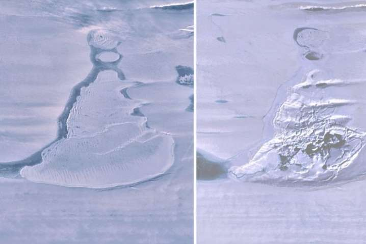 В Антарктиде внезапно исчезло озеро (фото)