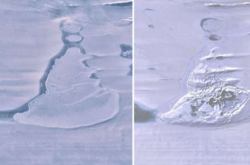 В Антарктиде внезапно исчезло озеро (фото)