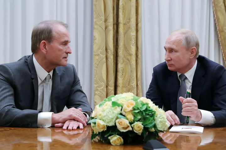 Путин назвал своего кума Медведчука «украинским националистом»