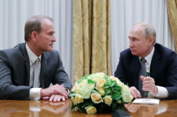  Виктор Медведчук и Владимир Путин и после российской оккупации Крыма и части Донбасса имели ряд встреч в Кремле 