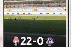 20 футболістів «Зорі» забили суперникам з Туреччини 22 голи в одному матчі