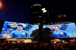 Матч Україна–Англія транслюватиметься на великому екрані на Спортивній площі