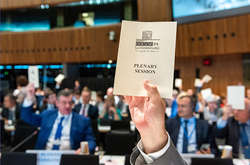 Парламентська асамблея ОБСЄ ухвалила українську резолюцію. Російська делегація розлютилась і втекла