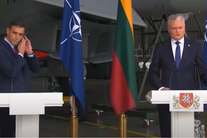 Росія влаштувала провокацію на Балтиці, аби зірвати зустріч лідерів Литви і Іспанії (відео)